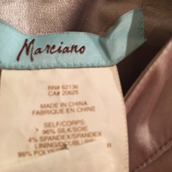 Marciano Silk Dress with belt. - Picture 3 of 6